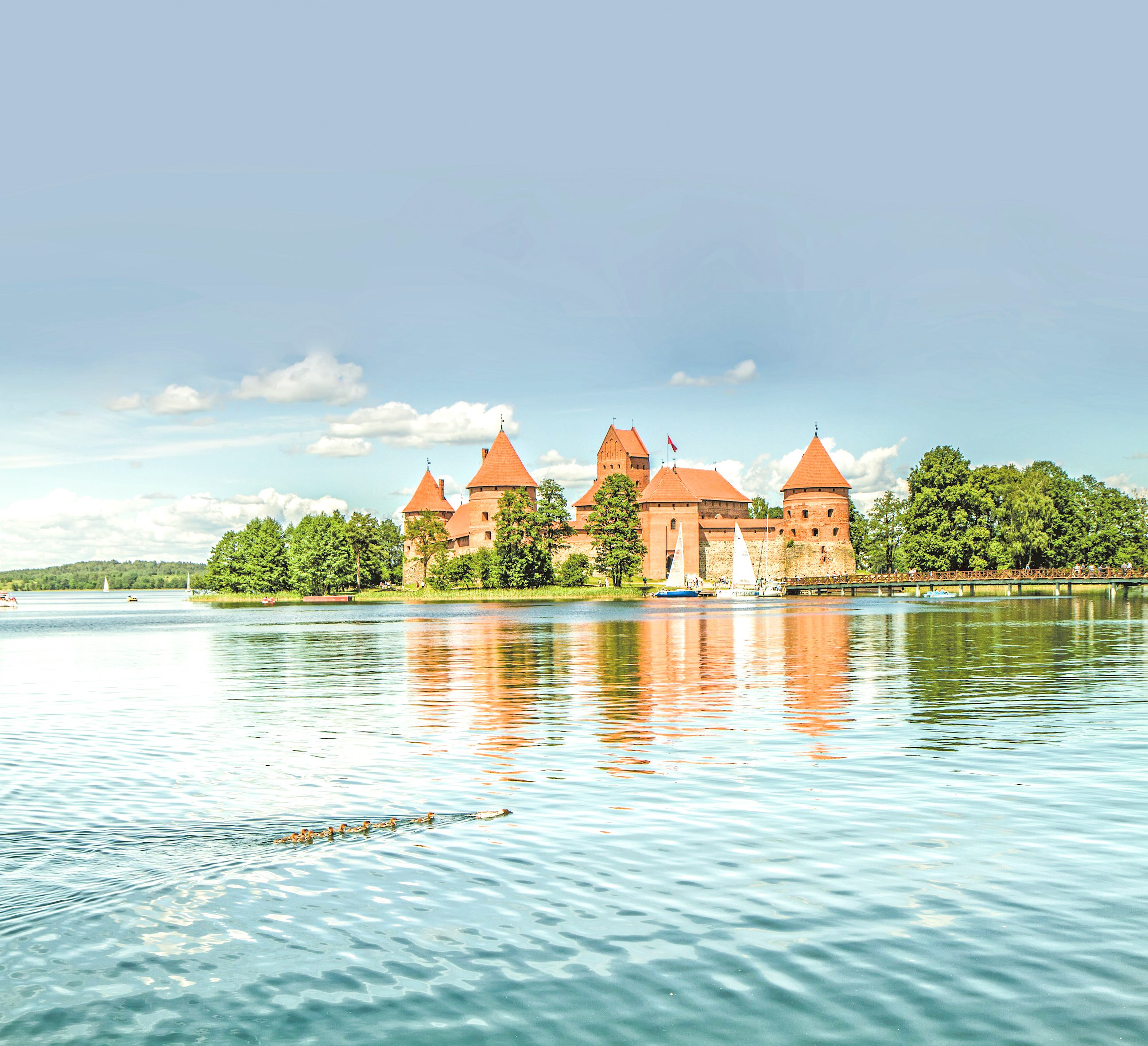 See fairytale-like Trakai Castle 