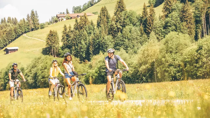 Bicycle ride in the Austrian Tyrol, Austria