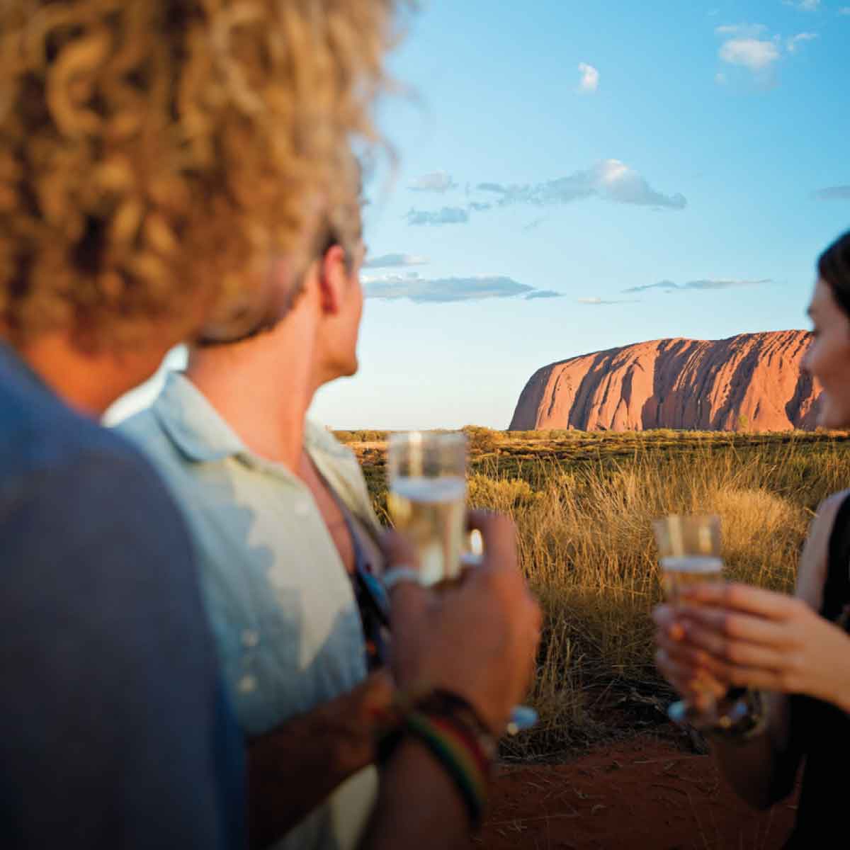 Champagne Uluru Sunset Australia