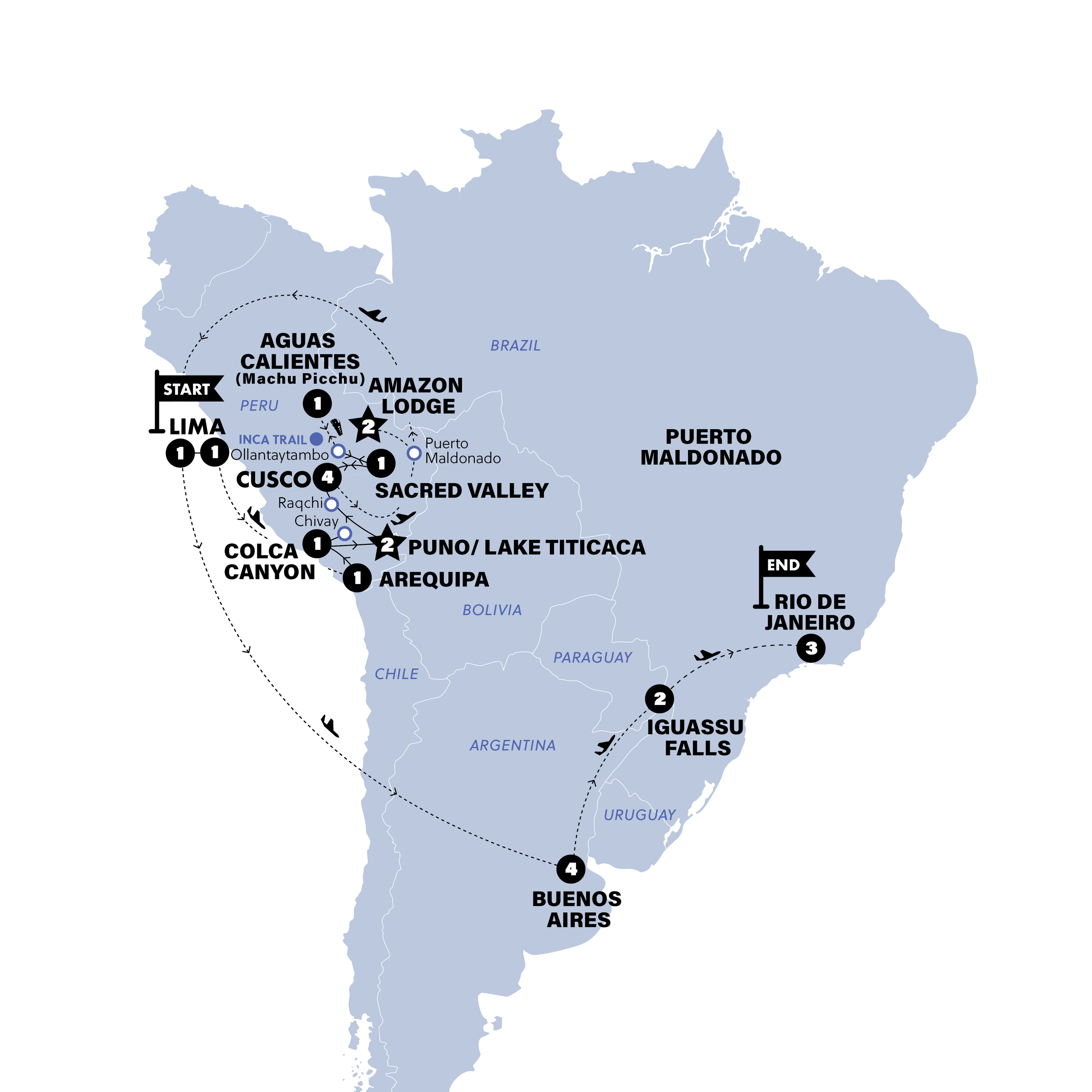 Ultimate South America Tour (24 days) Contiki AU