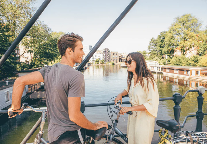 Travellers in Amsterdam