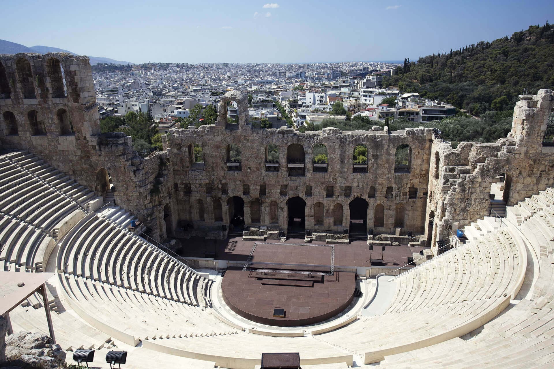 Theatre of Acropolis in Athens, Greece