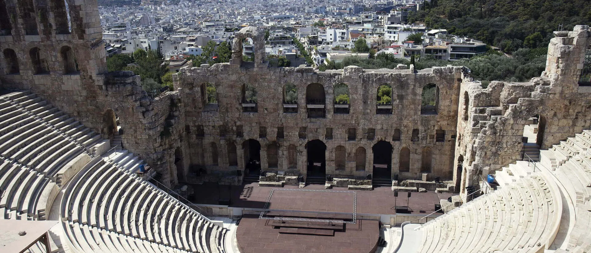 Theatre of Acropolis in Athens, Greece