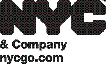 New York City Tourism + Conventions logo.