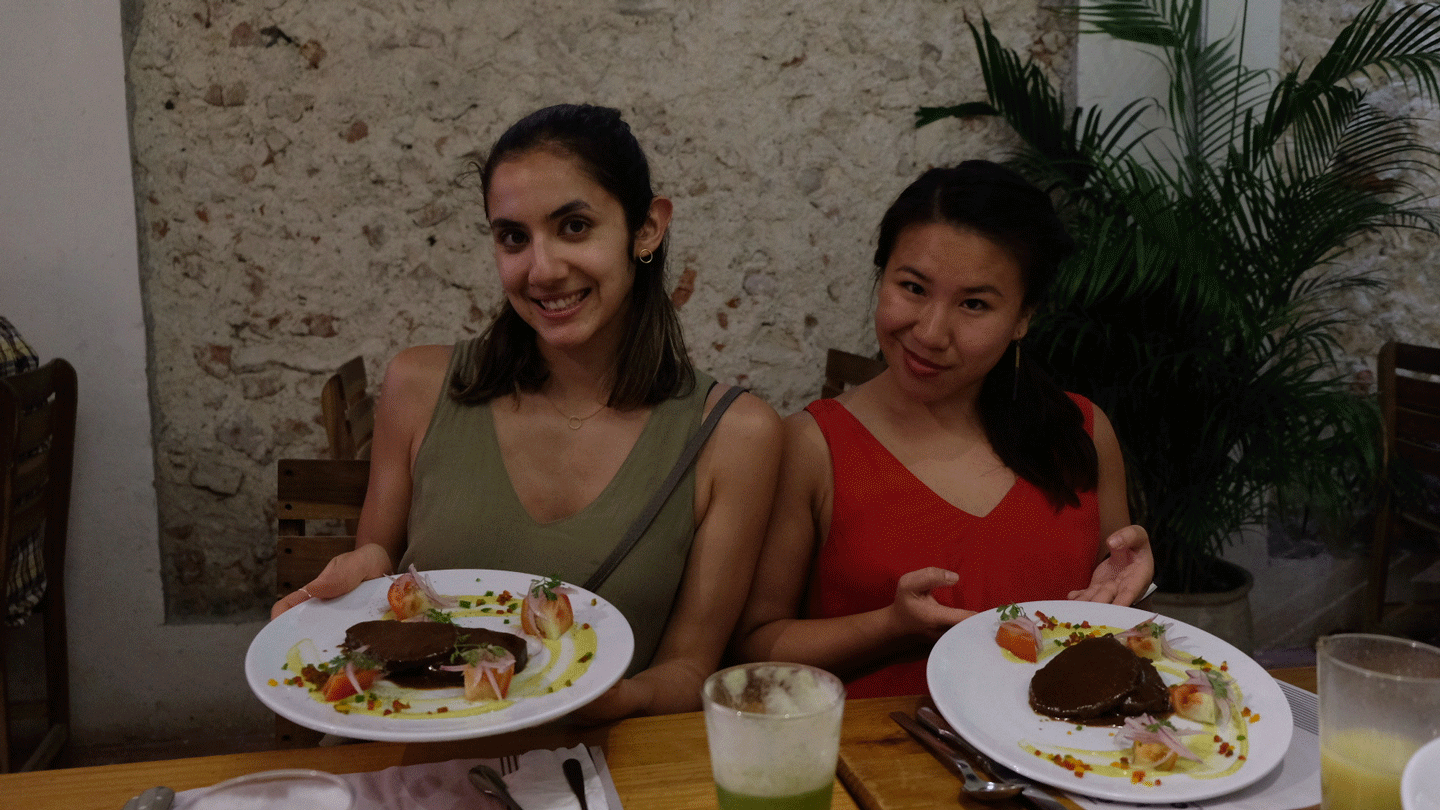 Eating all of the food