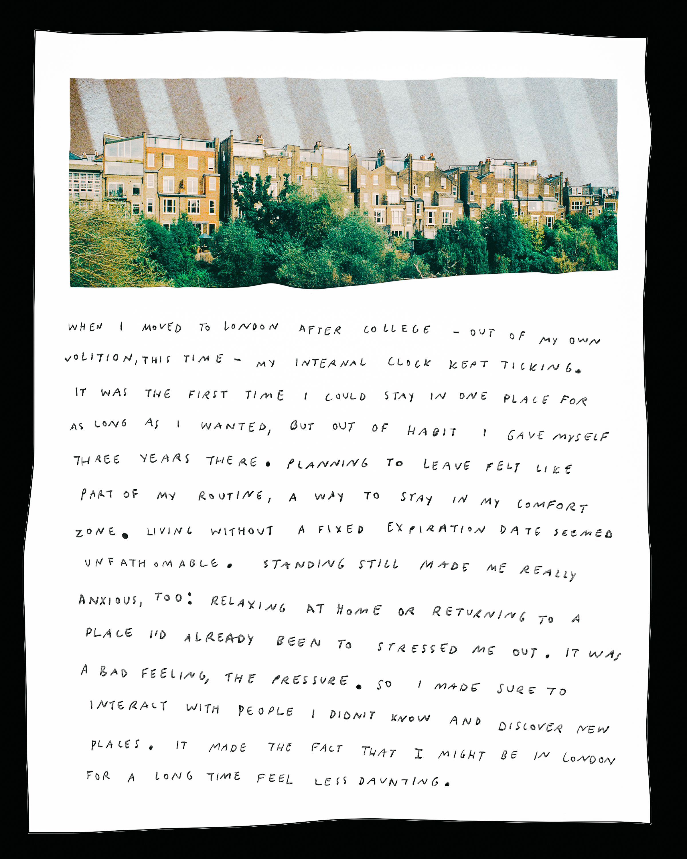 Alia Wilhelm on moving to London after college.