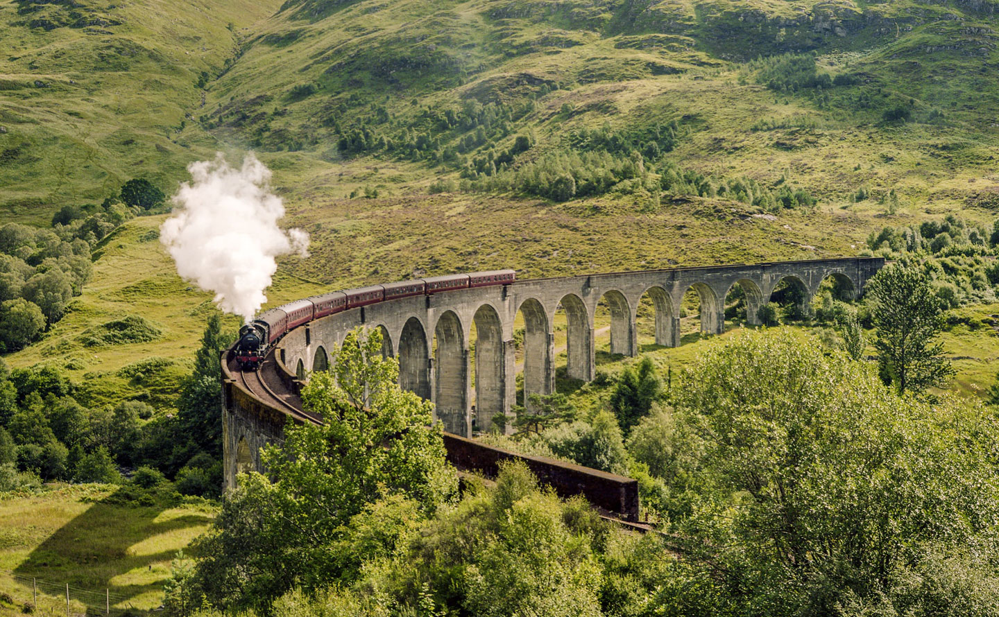 You can (and should) ride the Hogwarts Express in Scotland