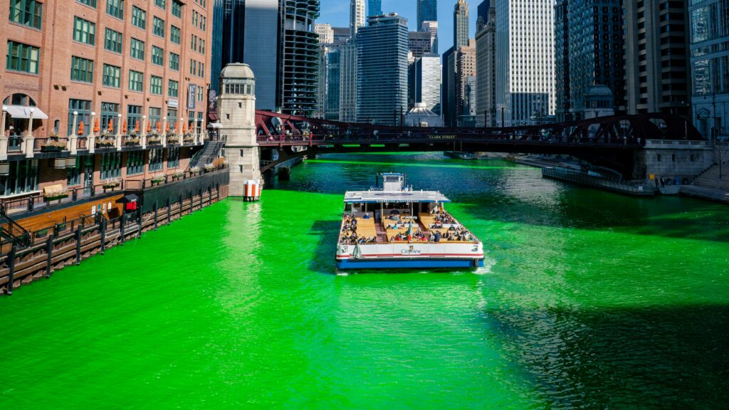 warum ist der st patrick day grün