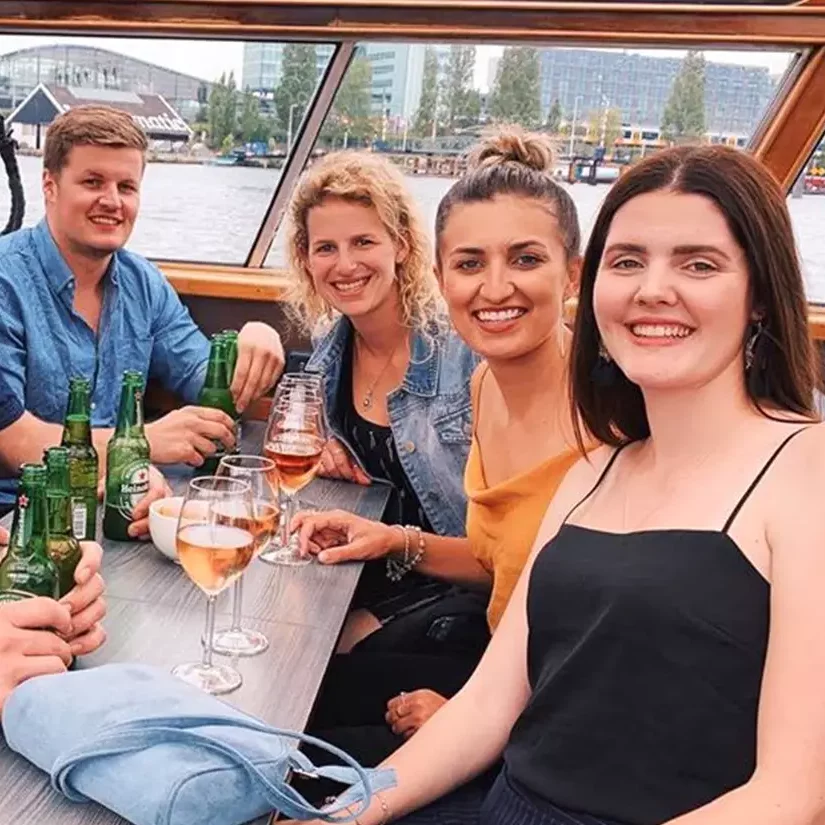 cruise dinner in Amsterdam