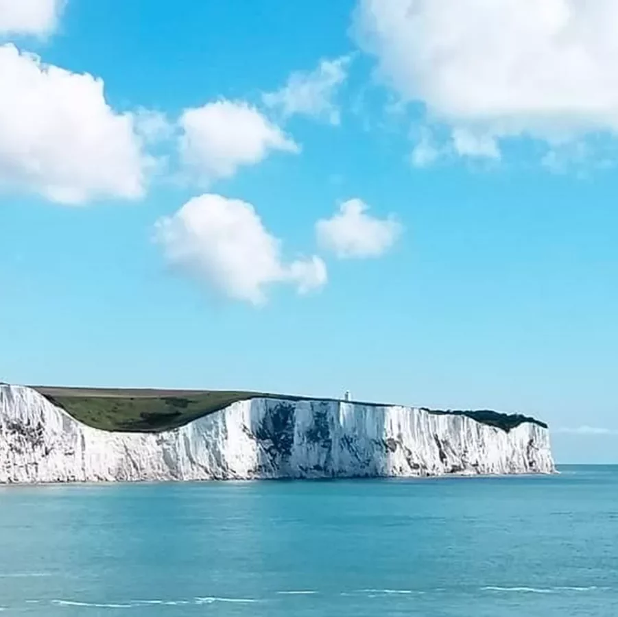 white cliffs of Dover