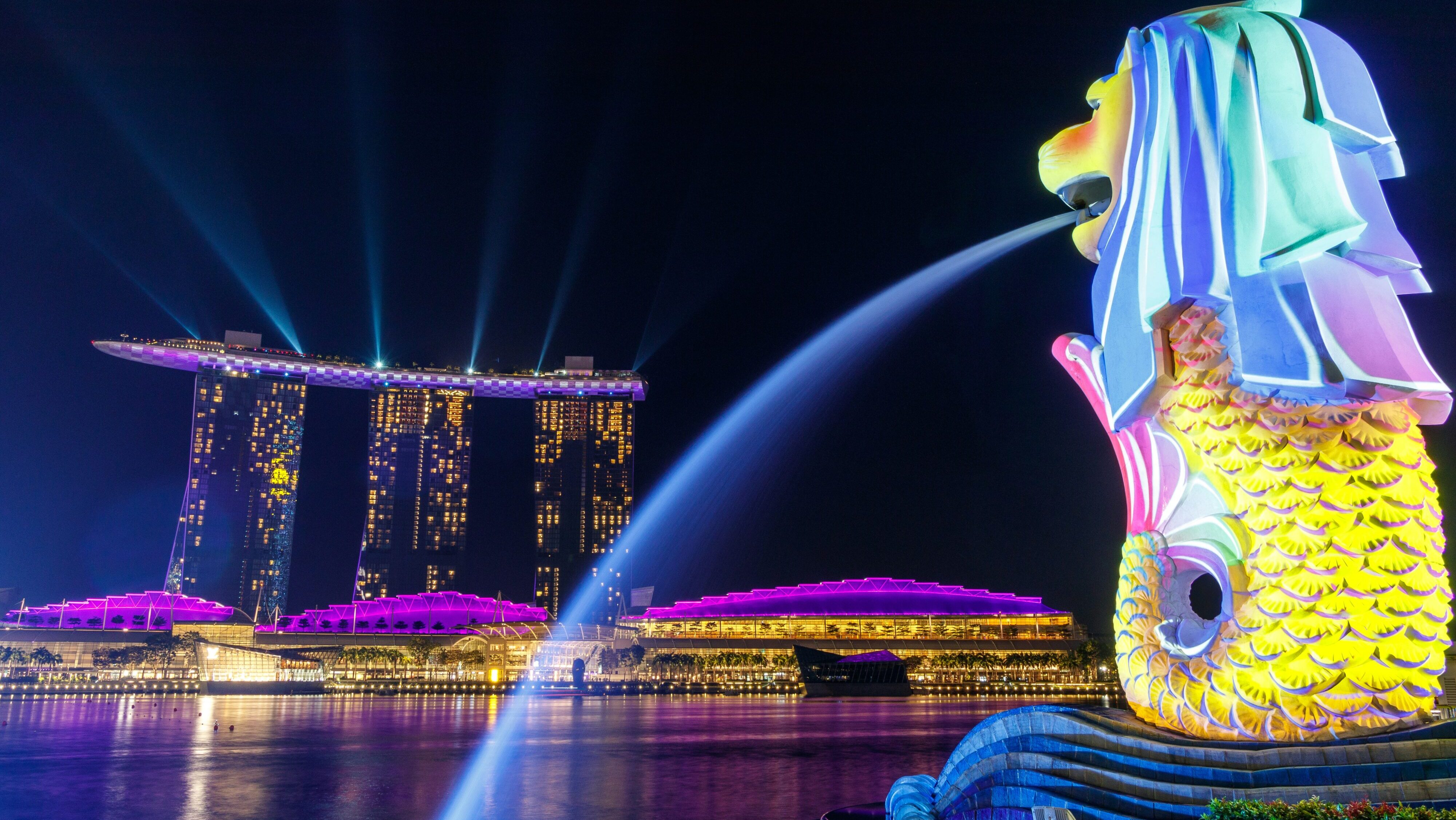 Singapore at night