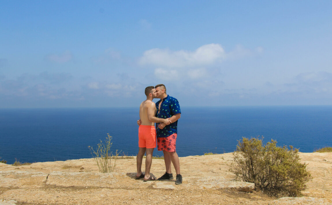 Michaeal Rizzi and boyfriend Christian