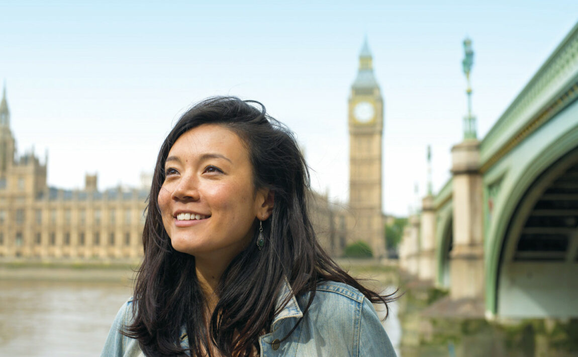 Woman in London