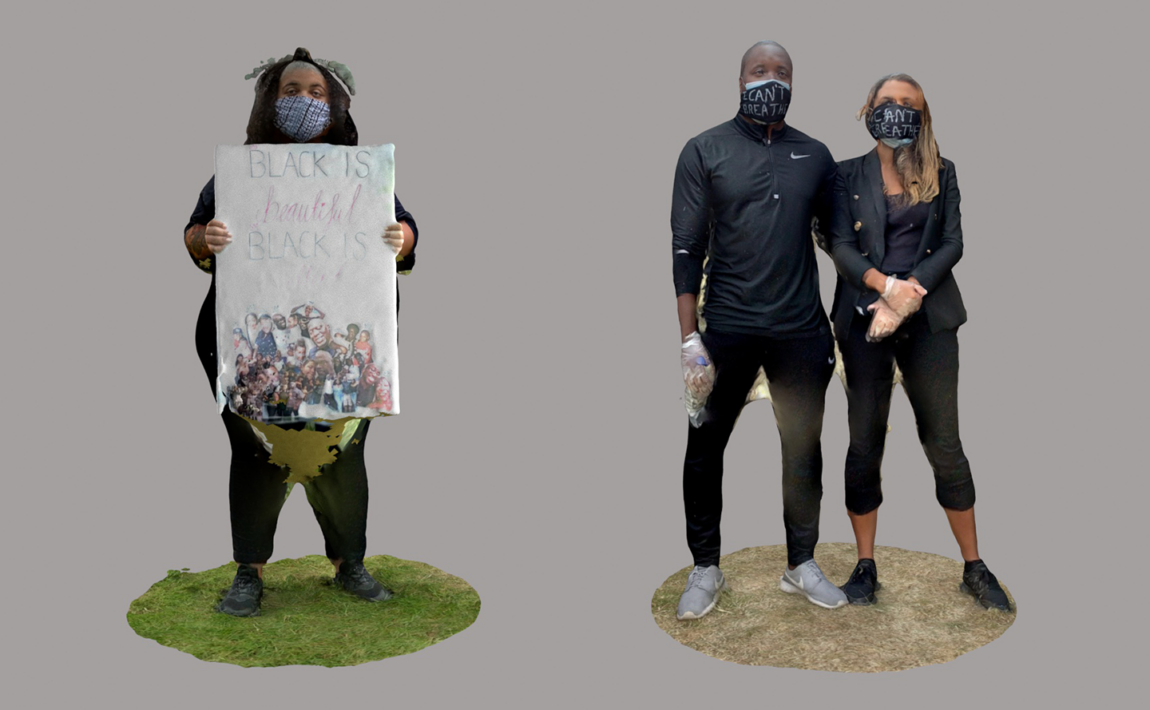 Debora Silva 3D scans for Black Lives Matter