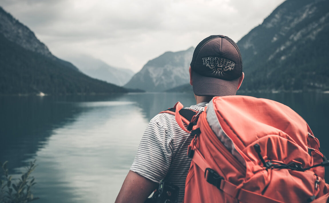 Man on travel