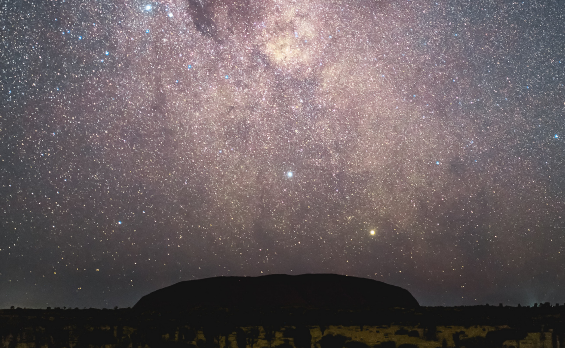 Starry night at Uluru