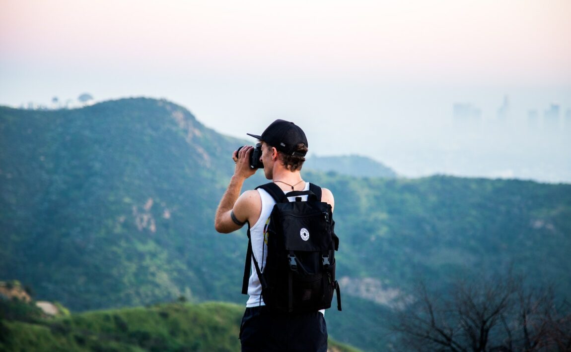 Man with rucksack