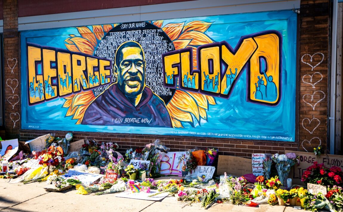 Black Lives Matter mural