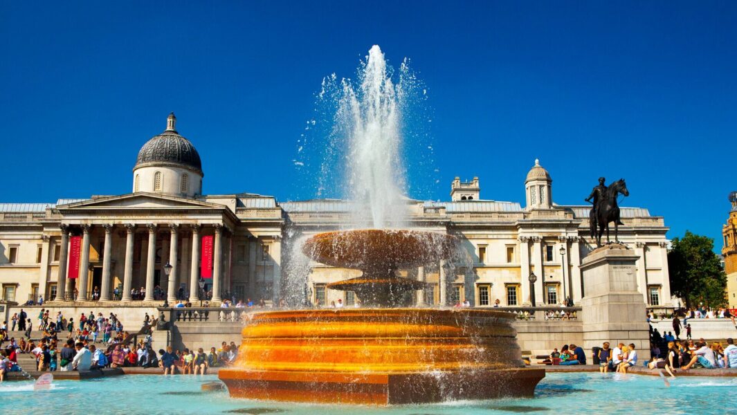 National Gallery and Trafalgar Square, London