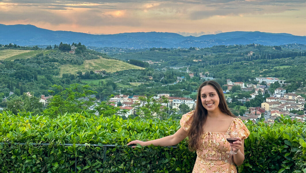 Contiki traveller in Italy