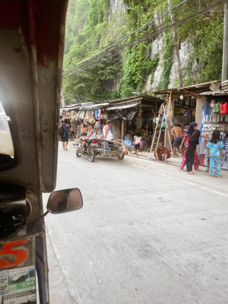 tuktuk ride in the Philippines
