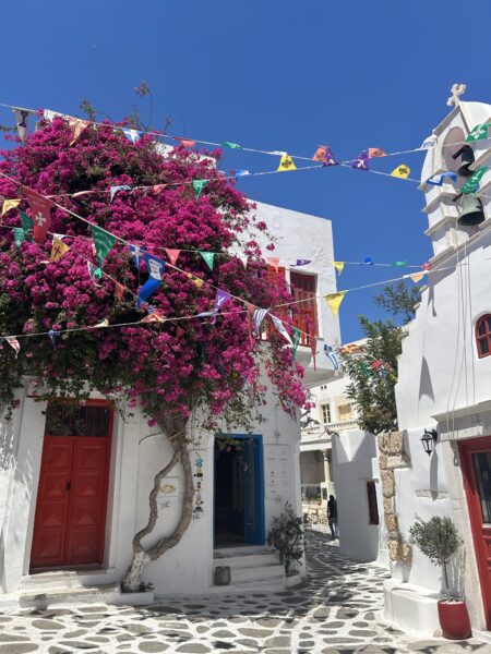 Makena Levins travelling in Greece