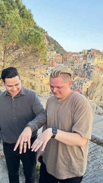 Christian and Aidan double proposal story