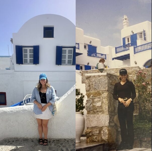 Madison photo recreation through Europe