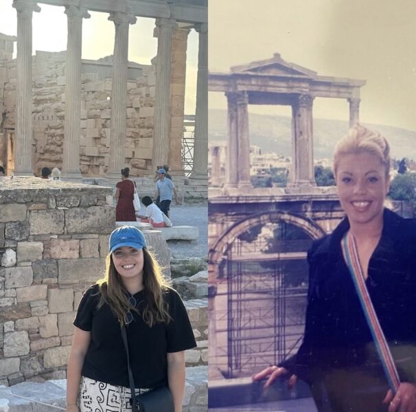 Madison photo recreation through Europe