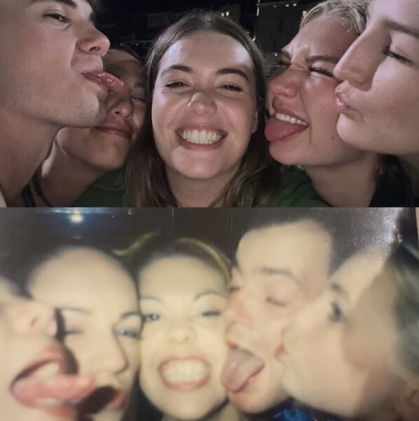 Madison photo recreation through Europe