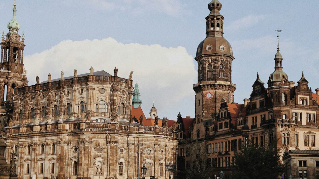 Dresden in Germany, old town symbolising resilience