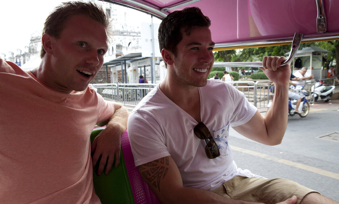 Two-lads-in-Asia-Rickshaw