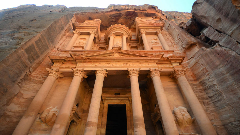 A tour of the treasury in Petra, Jordan.