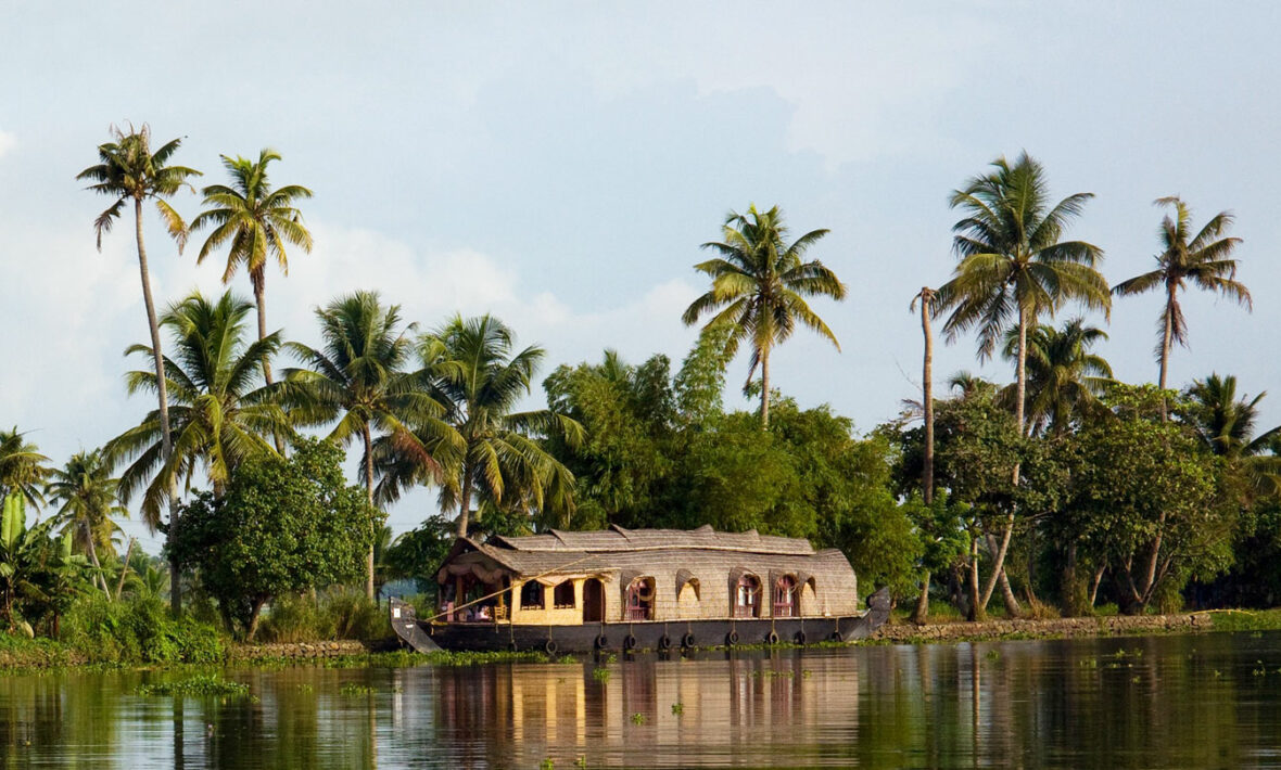 A boat on the water.