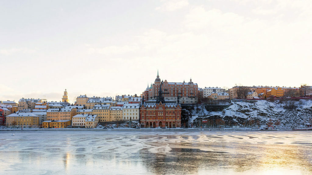 Visit Stockholm during winter in Sweden.