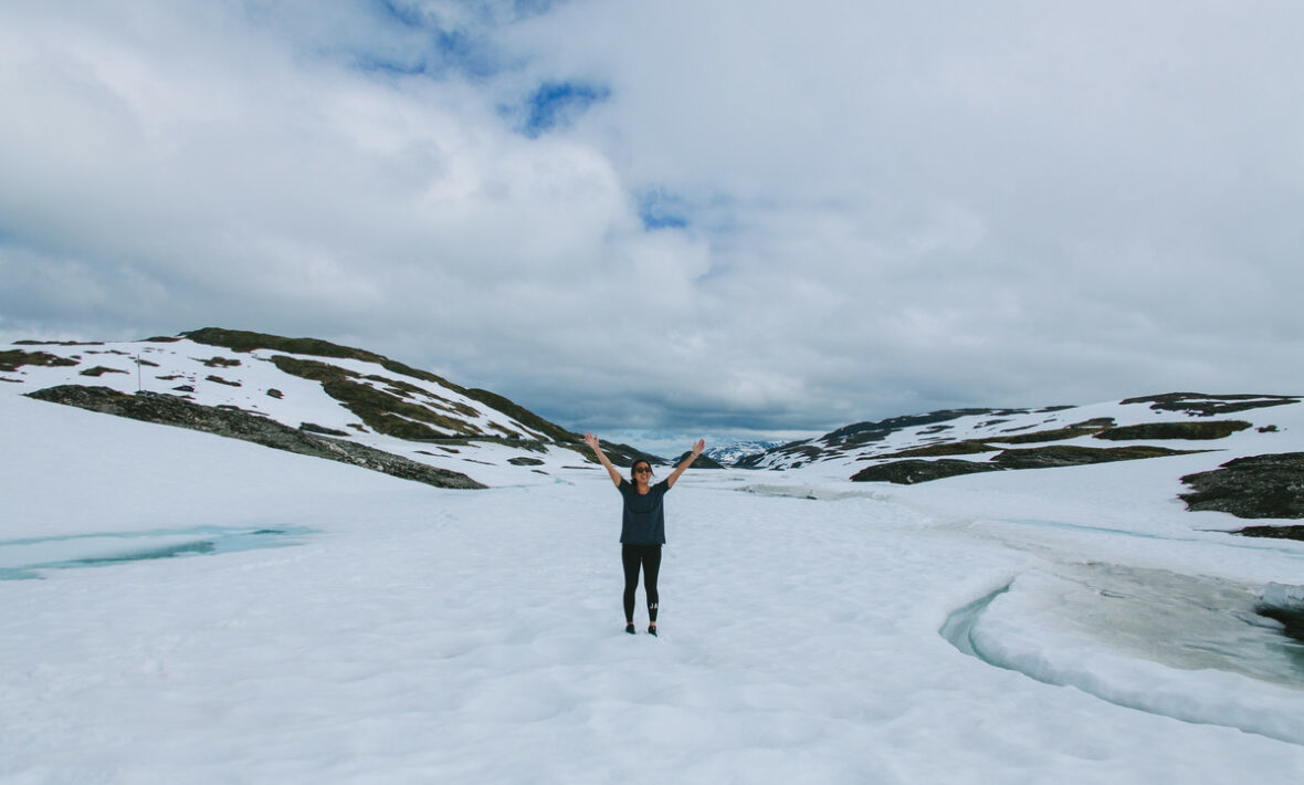 Norway ice girl