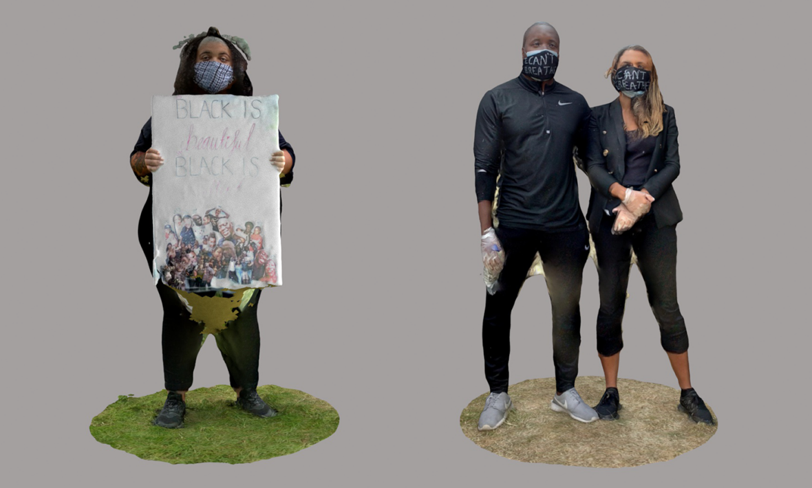 Debora Silva 3D scans for Black Lives Matter