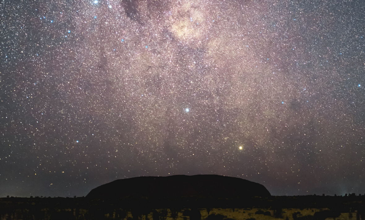 Starry night at Uluru