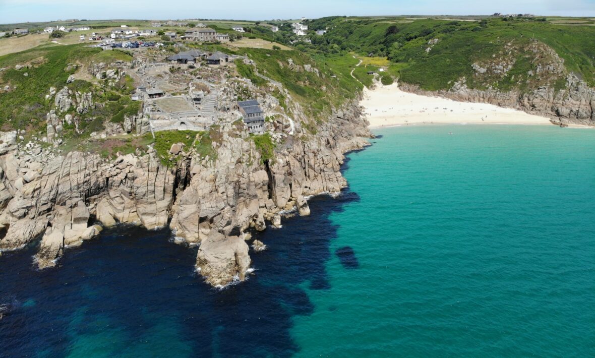 View of Penzance, UK coast