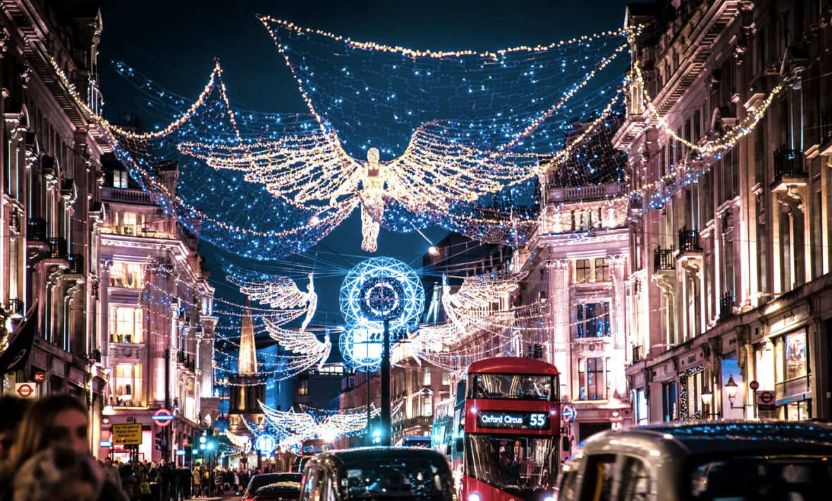 christmas london lights