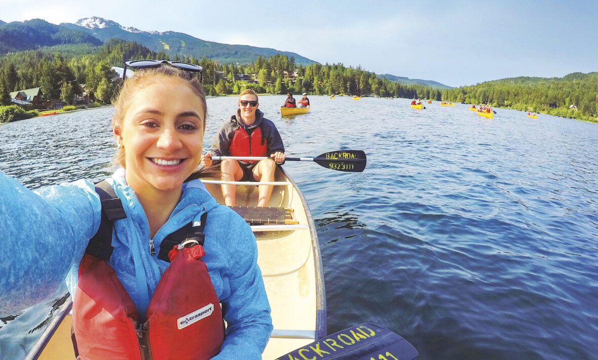 Canoeing in Whistler