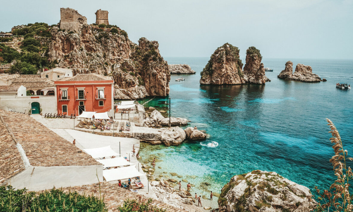 The coast of Capri, Italy - a beautiful place to visit.