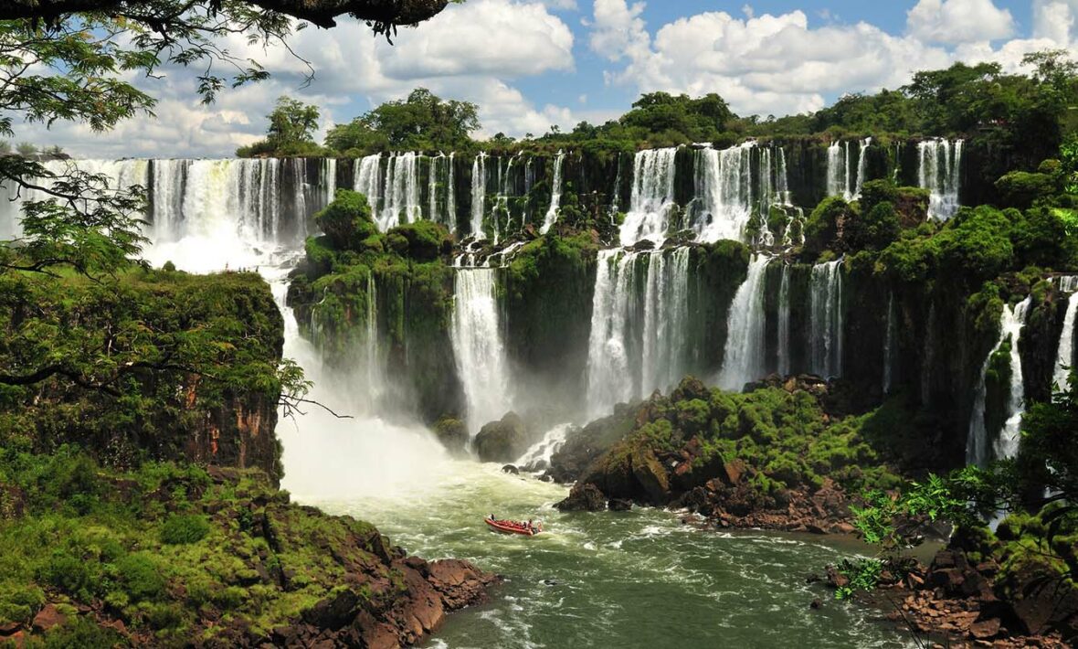 Iguazu falls in brazil.