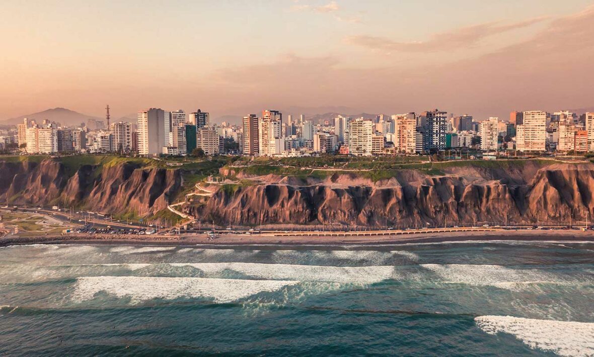 Lima coast