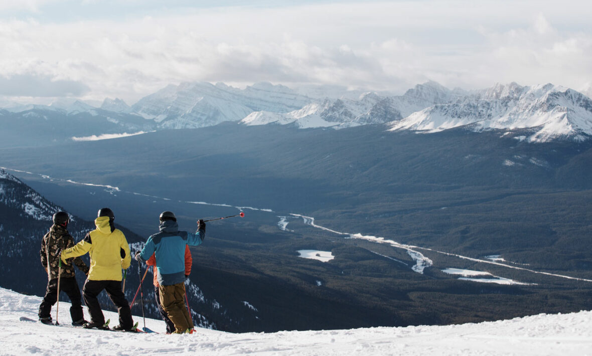 Skiing in Banff