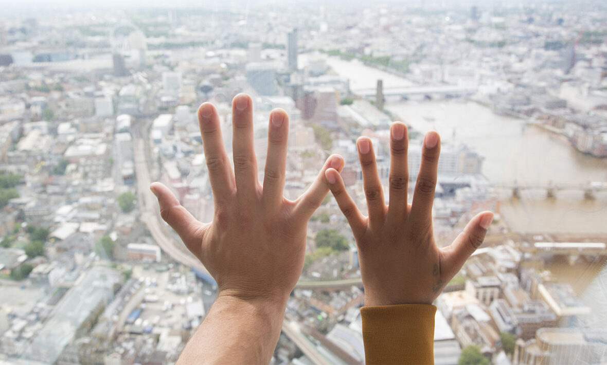 skyline from the london eye