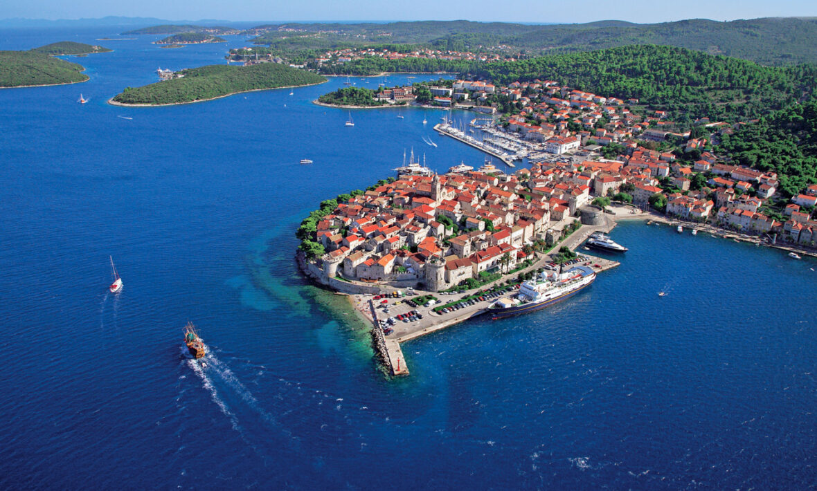 things to do in korcula - image of korcula island