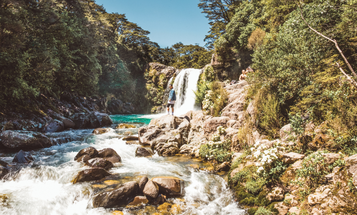 Waterfall in New Zealand