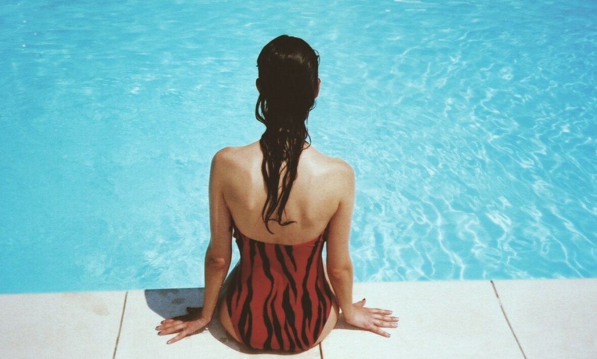 woman in bathing suit