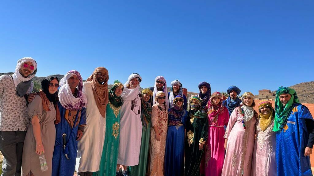group of people in Morocco